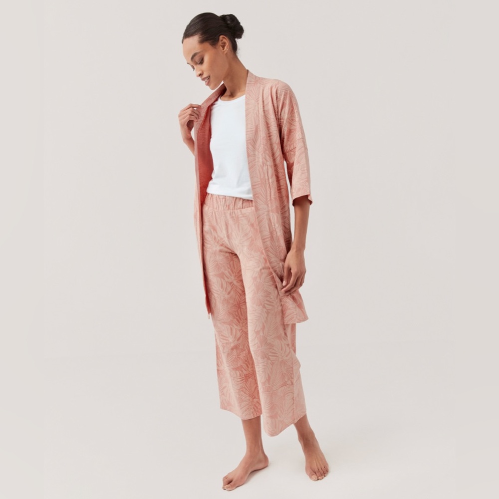Pact Staycation Pink Pajama Set